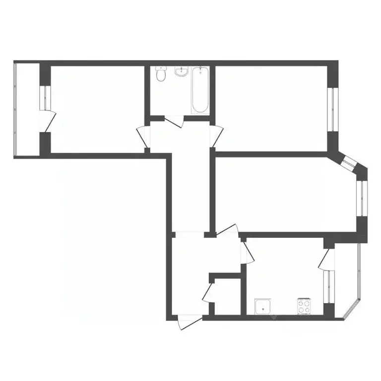 3-к кв. Тюменская область, Тюмень ул. Энергетиков, 53к3 (96.5 м) - Фото 1
