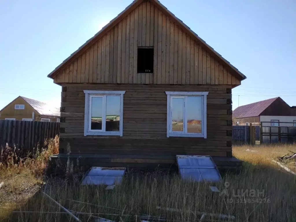 Дом в Саха (Якутия), Жатай городской округ, Жатай рп ул. Строителей ... - Фото 0