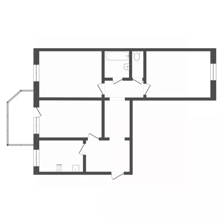 3-к кв. Тюменская область, Тюмень ул. Мельникайте, 122 (87.0 м) - Фото 1