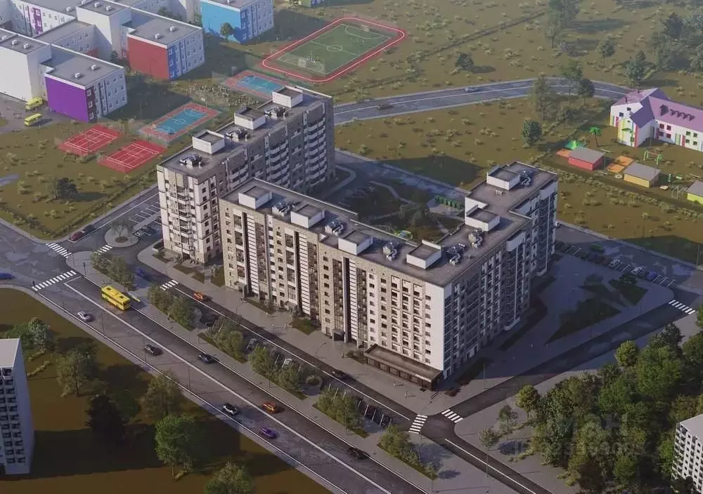 3-к кв. Тамбовская область, Тамбов ул. Имени С.И. Савостьянова, 3Б ... - Фото 2