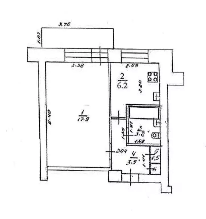 1-к кв. Кировская область, Киров ул. Молодой Гвардии, 12 (33.0 м) - Фото 2