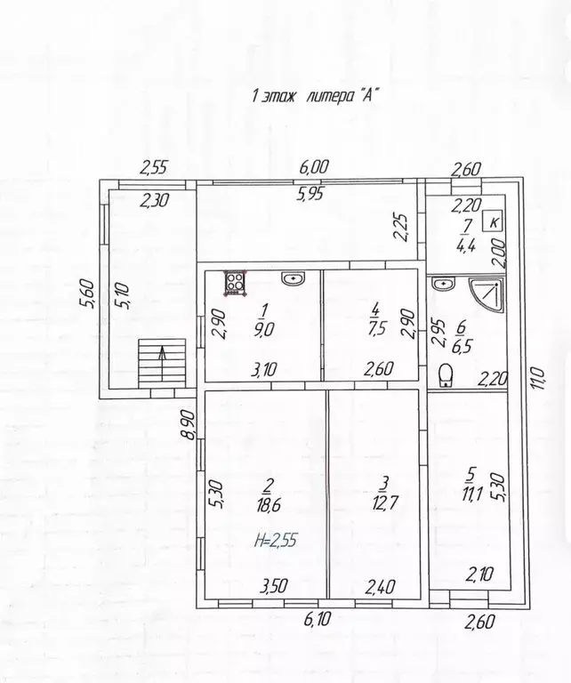 Дом в Сарапул, Северный жилой район, улица Сивкова (95 м) - Фото 2