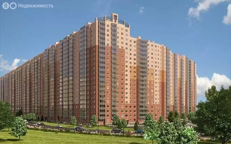 1-комнатная квартира: Кудрово, Областная улица, 1 (39.3 м) - Фото 1