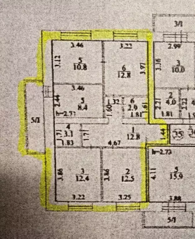 4-к кв. Архангельская область, Северодвинск ул. Гагарина, 5 (75.7 м) - Фото 2