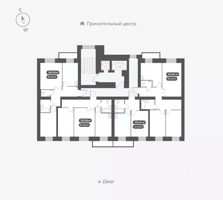 1-к кв. Красноярский край, Красноярск Академгородок мкр,  (35.14 м) - Фото 1