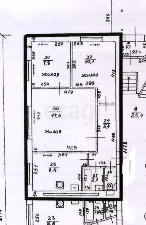 3-комнатная квартира: Калининград, набережная Адмирала Трибуца, 67 (60 ... - Фото 1