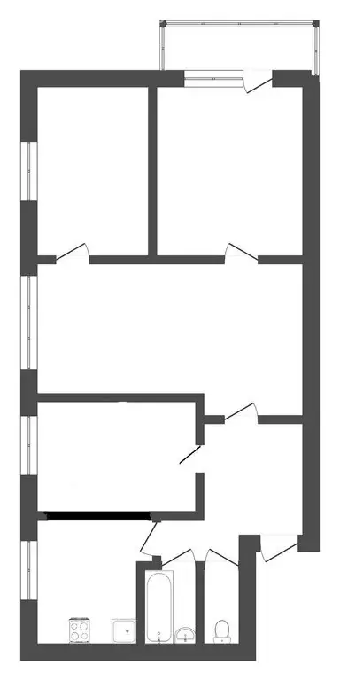 4-комнатная квартира: Вологда, Галкинская улица, 85 (61.2 м) - Фото 1
