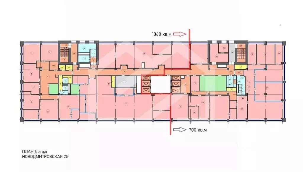 Помещение свободного назначения в Москва Новодмитровская ул., 2Б (708 ... - Фото 2