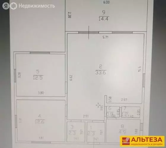 Дом в Калининградская область, Гурьевский муниципальный округ, посёлок ... - Фото 2