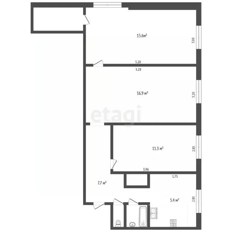 Офис в Ямало-Ненецкий АО, Новый Уренгой Ленинградский просп., 7 (60 м) - Фото 2