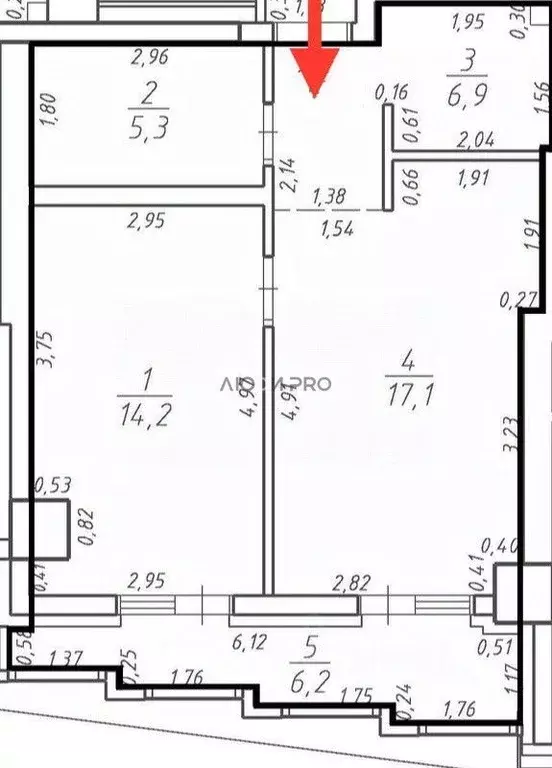 2-к кв. Башкортостан, Уфа ул. Рихарда Зорге, 65Б (47.0 м) - Фото 2