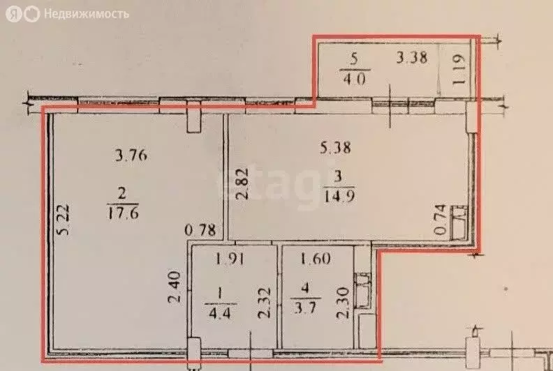 1-комнатная квартира: Анапа, Объездная улица, 39 (44.6 м) - Фото 0