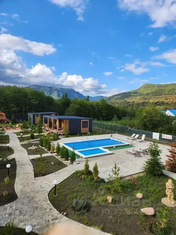 Дом в Адыгея, Майкопский район, Даховское с/пос, с. Хамышки  (45 м) - Фото 1