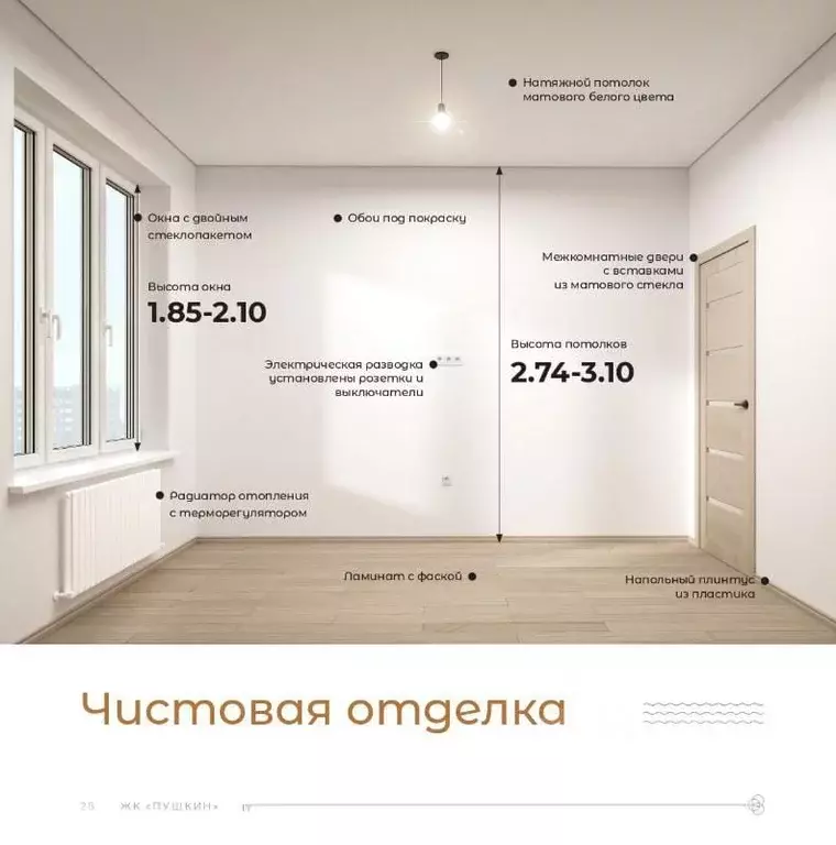 2-к кв. Свердловская область, Екатеринбург ул. Академика Ландау, 32 ... - Фото 1