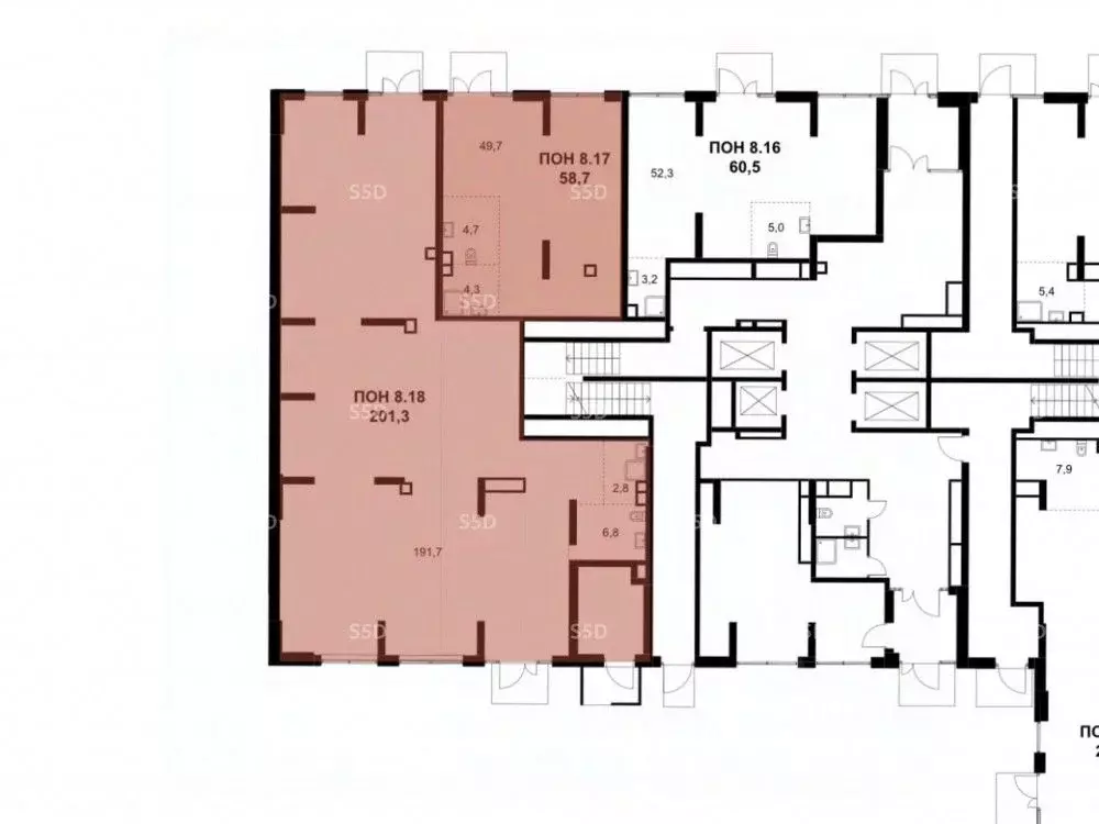 Торговая площадь в Москва 1-й Измайловский жилой комплекс, к4 (260 м) - Фото 2