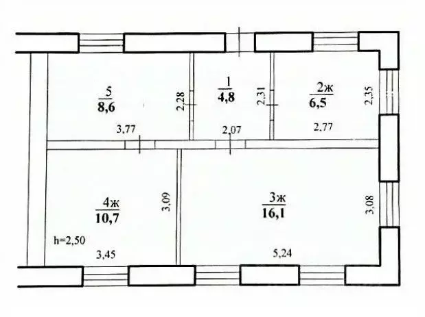 Дом в Оренбургская область, с. Сакмара ул. Торговая, 20А (63 м) - Фото 1