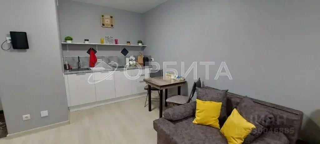 Студия Тюменская область, Тюмень Харьковская ул., 76 (25.3 м) - Фото 2