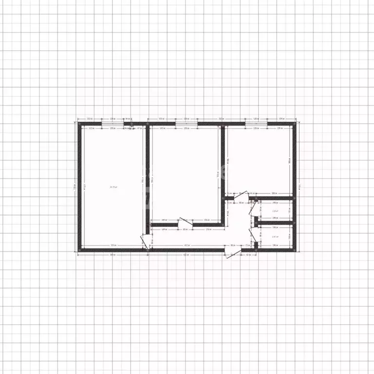 2-к кв. Липецкая область, Грязинский муниципальный округ, пос. ... - Фото 2