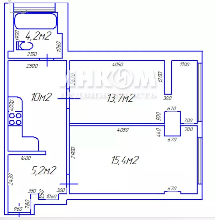2-к кв. Москва ул. Константина Царева, 18 (48.5 м) - Фото 2