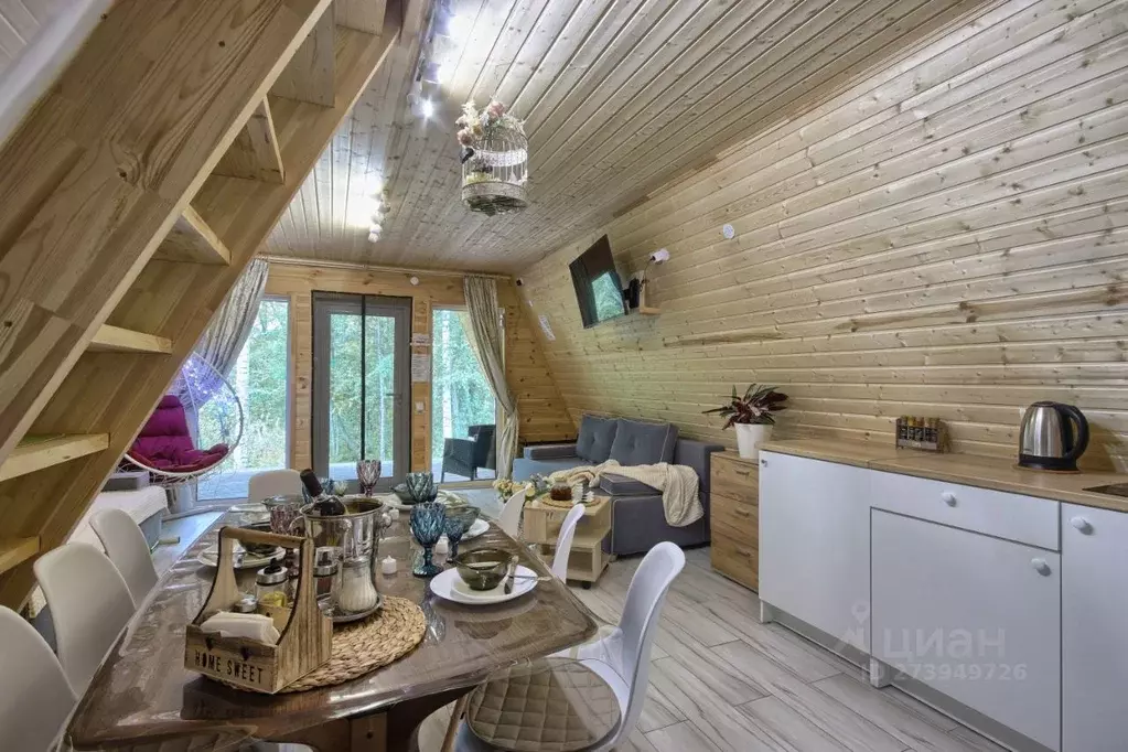 Дом в Ленинградская область, Приозерский район, Красноозерное с/пос, ... - Фото 2