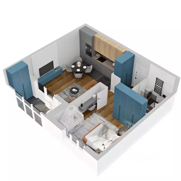 1-к кв. Волгоградская область, Волгоград пос. Ангарский, Романовъ ... - Фото 2