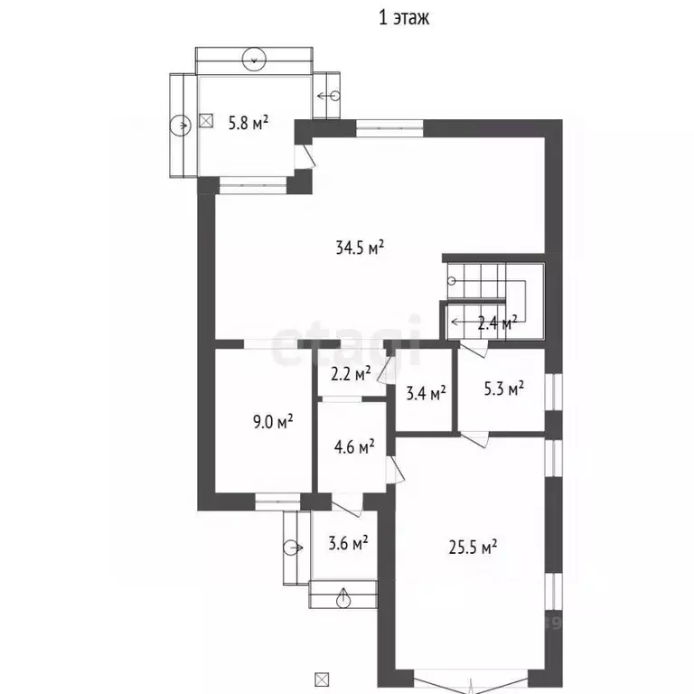Дом в Тюменская область, Тюменский муниципальный округ, пос. ... - Фото 2