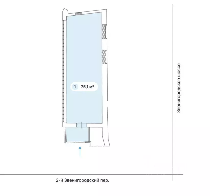 Помещение свободного назначения в Москва Звенигородское ш., 18/20к3 ... - Фото 2