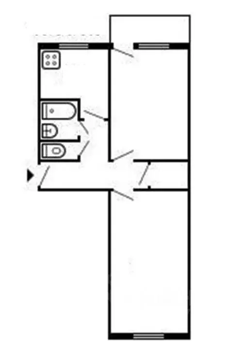 2-к кв. Пермский край, Кунгур ул. Степана Разина, 63 (45.8 м) - Фото 2