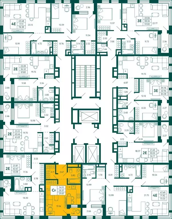 Студия Башкортостан, Уфа Зеленая Роща жилрайон, Терле Парк жилой ... - Фото 1