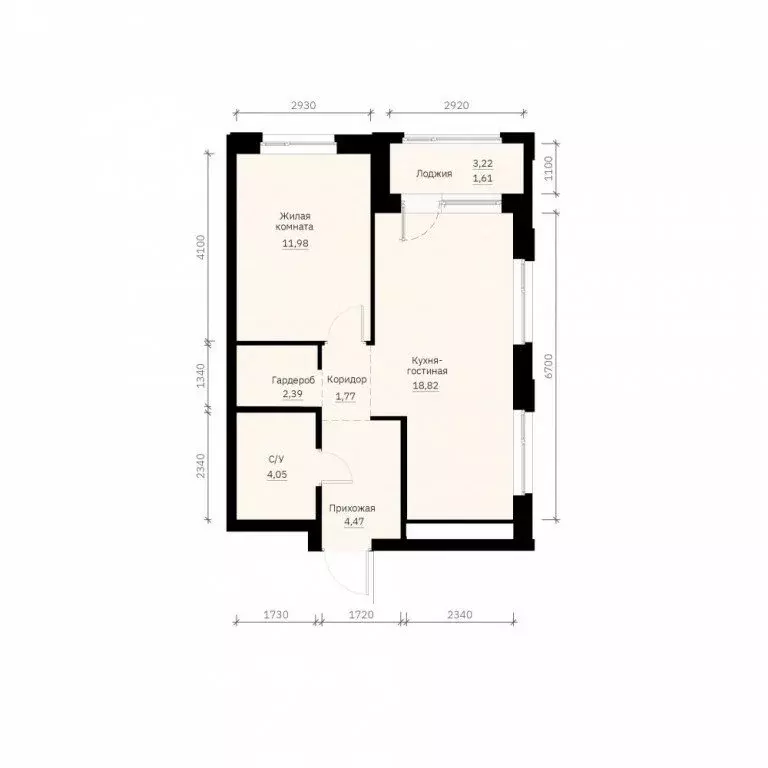 1-комнатная квартира: Екатеринбург, улица Победы, 65 (45.09 м) - Фото 0