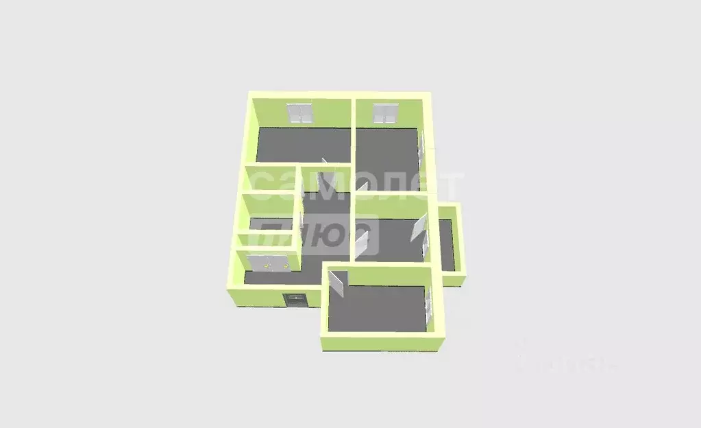 3-к кв. Смоленская область, Смоленск ул. Фрунзе, 66 (65.1 м) - Фото 2