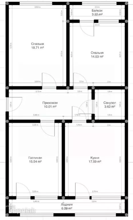 3-к кв. Кабардино-Балкария, Нальчик ул. Солнечная, 125 (88.0 м) - Фото 1