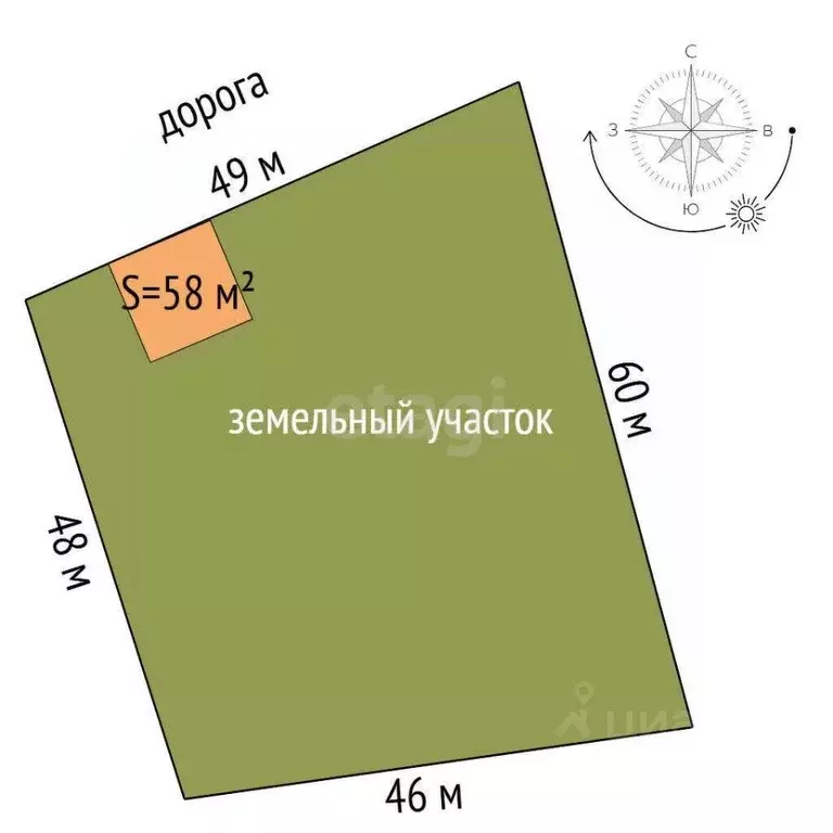 Дом в Тюменская область, Ялуторовский район, с. Новоатьялово Лесная ... - Фото 1