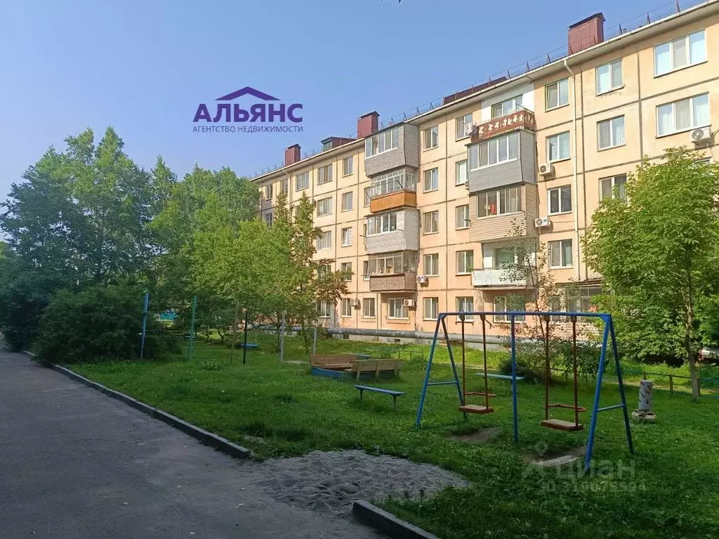 1-к кв. Приморский край, Уссурийск Ленинградская ул., 41Д (29.6 м) - Фото 0