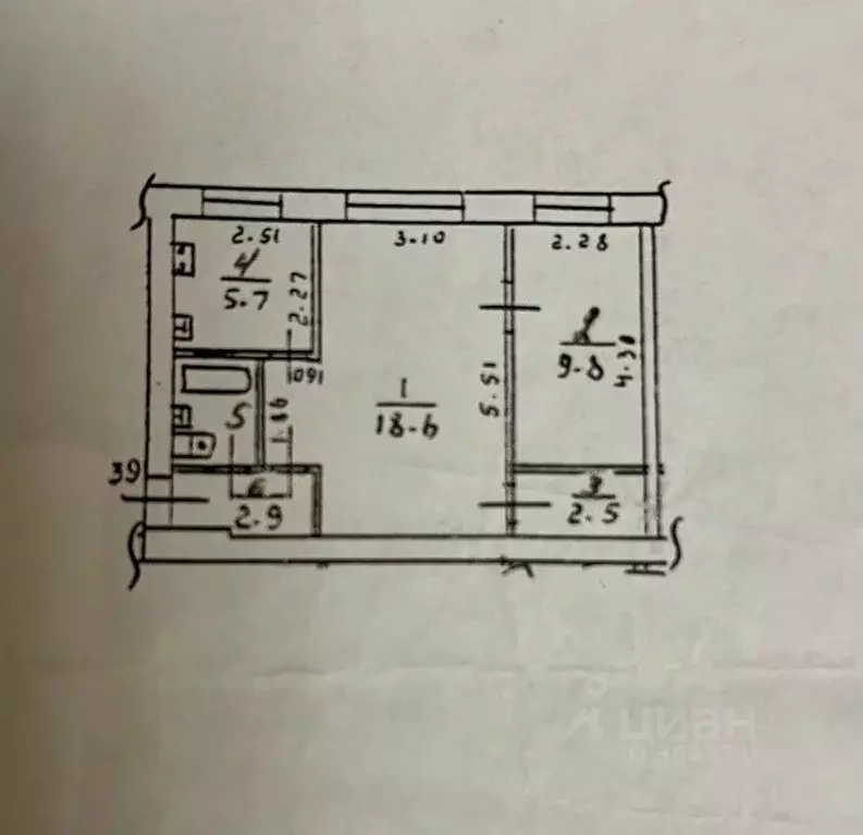2-к кв. Московская область, Ступино городской округ, Михнево пгт ул. ... - Фото 1