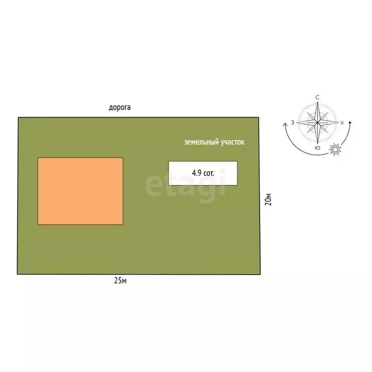 Дом в Челябинская область, Увельский муниципальный округ, СНТ Витамин, ... - Фото 1