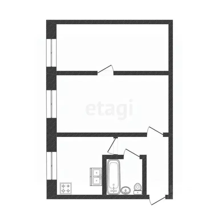 2-к кв. Амурская область, Благовещенск Зейская ул., 111 (44.0 м) - Фото 0