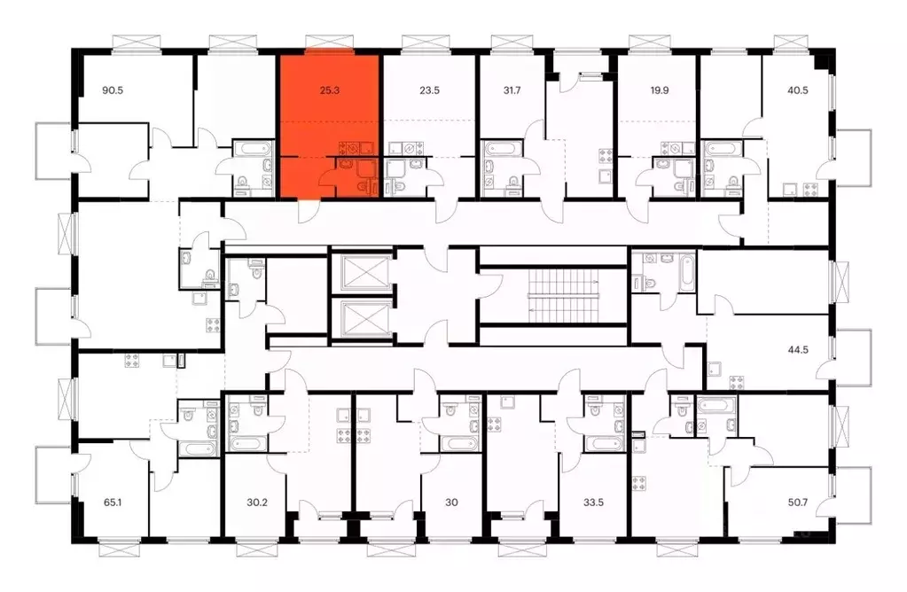 Студия Приморский край, Владивосток Босфорский Парк жилой комплекс, 5 ... - Фото 2