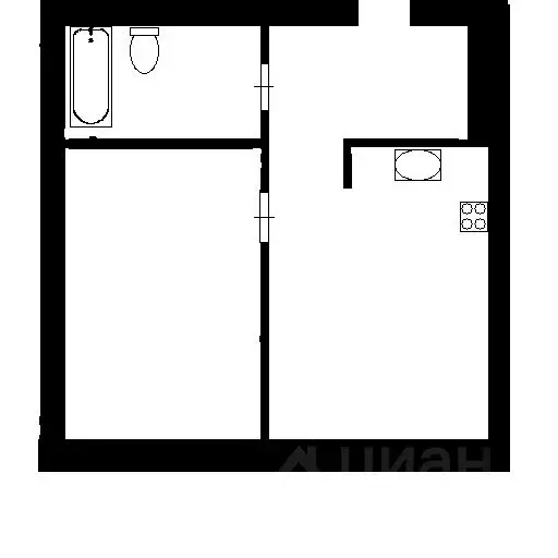 2-к кв. Москва Кутузовский просп., 12 (47.6 м) - Фото 2