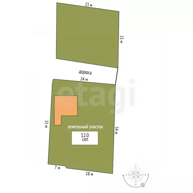 Дом в Вологодская область, Шекснинский муниципальный округ, Березка-2 ... - Фото 1