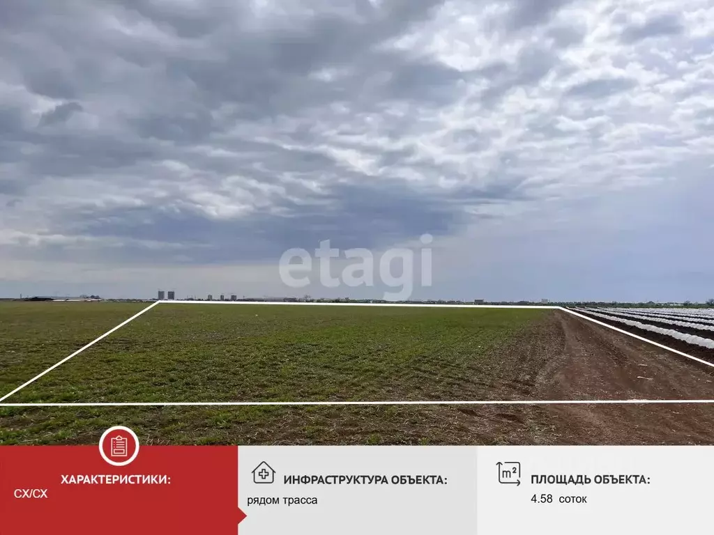 Участок в Крым, Сакский район, с. Уютное  (458.0 сот.) - Фото 2
