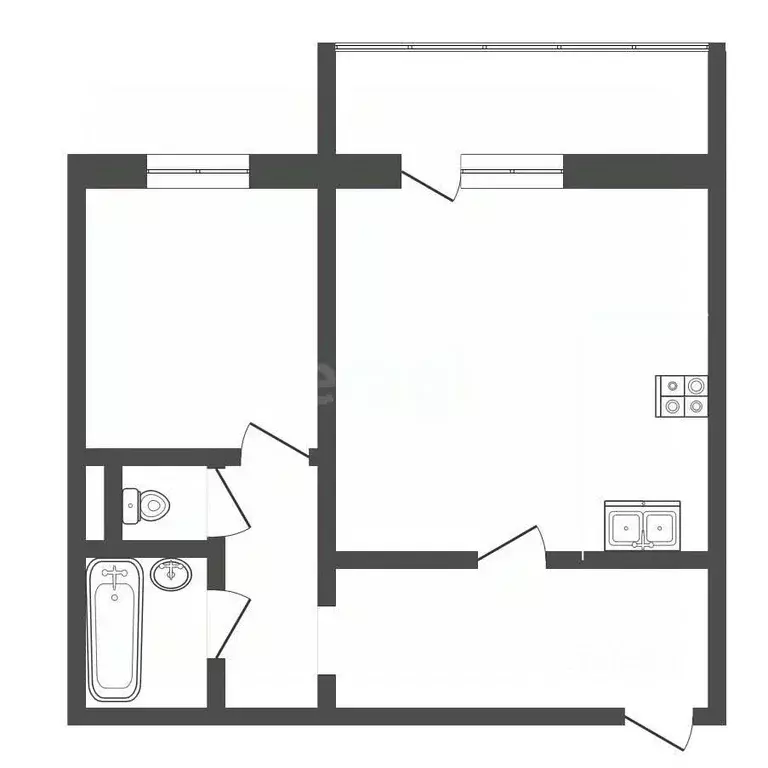 1-к кв. Челябинская область, Миасс ул. Инструментальщиков, 5 (38.5 м) - Фото 2