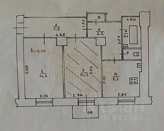 Комната Тверская область, Тверь ул. Дмитрия Донского, 32/10 (14.7 м) - Фото 2