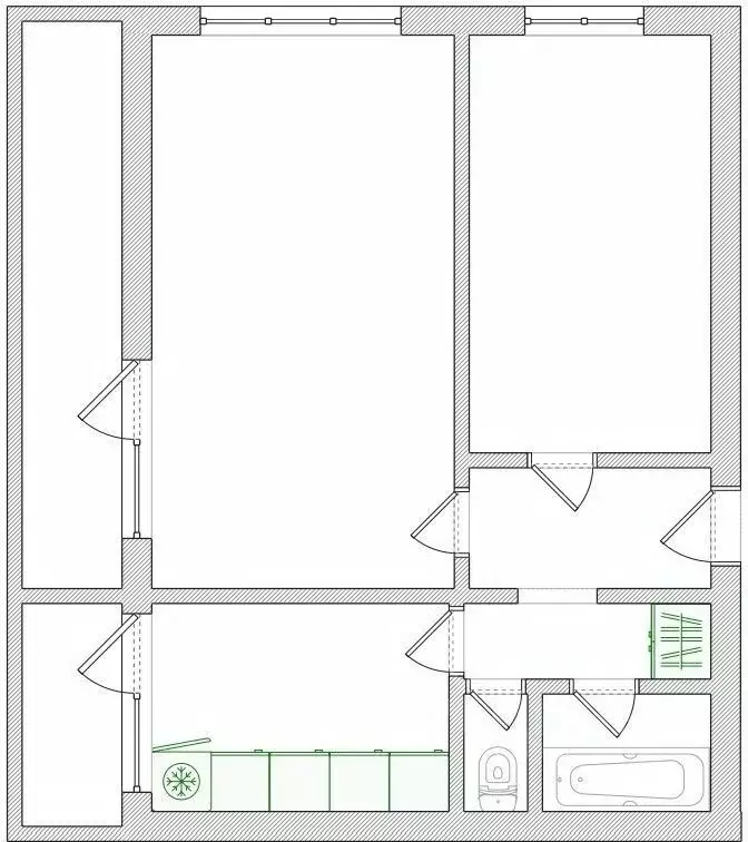 2-к кв. Ярославская область, Ярославль ул. Громова, 12а (42.0 м) - Фото 2