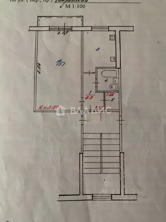1-к кв. Волгоградская область, Волгоград ул. Остравская, 6 (29.7 м) - Фото 2