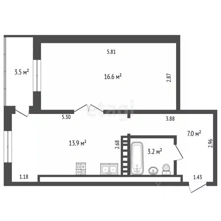 1-к кв. Саха (Якутия), Намский улус, Хомустахский 1-й наслег, с. ... - Фото 2