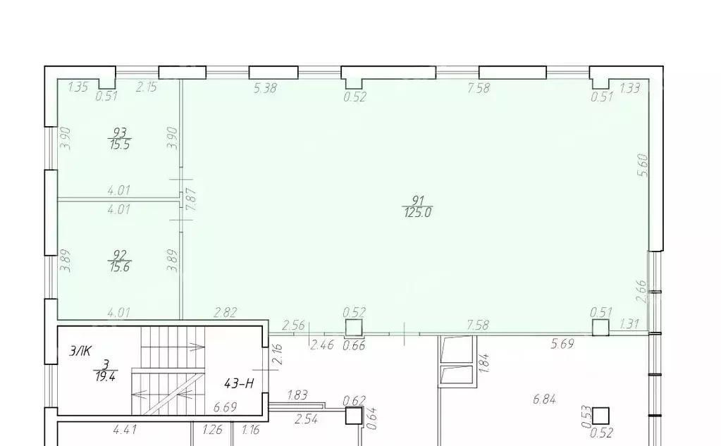 Офис в Санкт-Петербург Большой Сампсониевский просп., 28к2 (156 м) - Фото 2