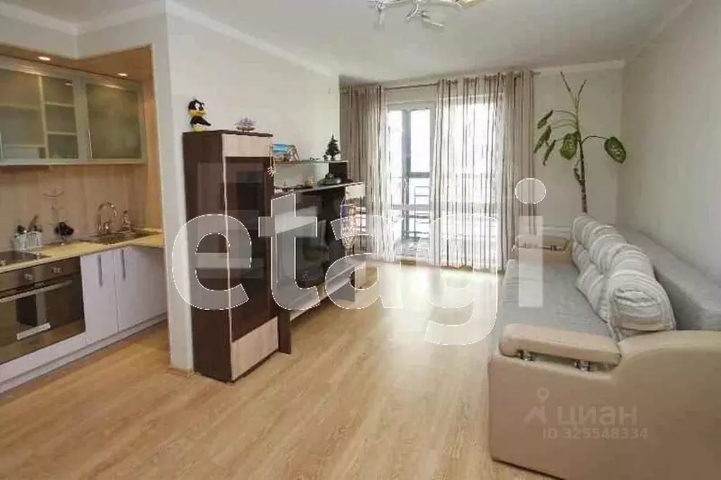 Студия Тюменская область, Тюмень ул. Ю.-Р.Г. Эрвье, 24к1 (30.0 м) - Фото 2