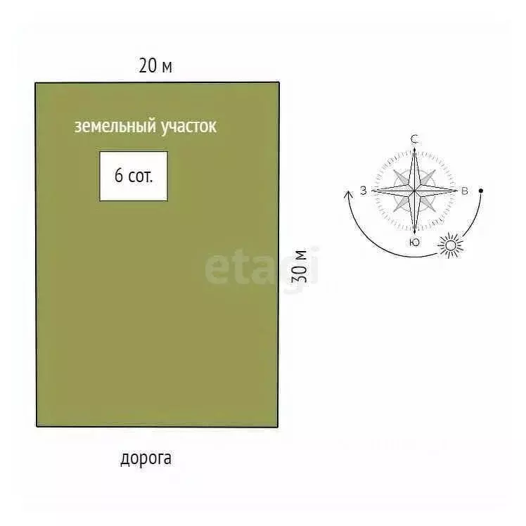 Участок в Ямало-Ненецкий АО, Новый Уренгой Лира ДНТ, ул. Видная (6.0 ... - Фото 1