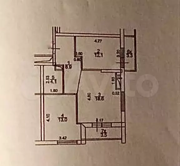 3-к. квартира, 60 м, 23/24 эт. - Фото 0